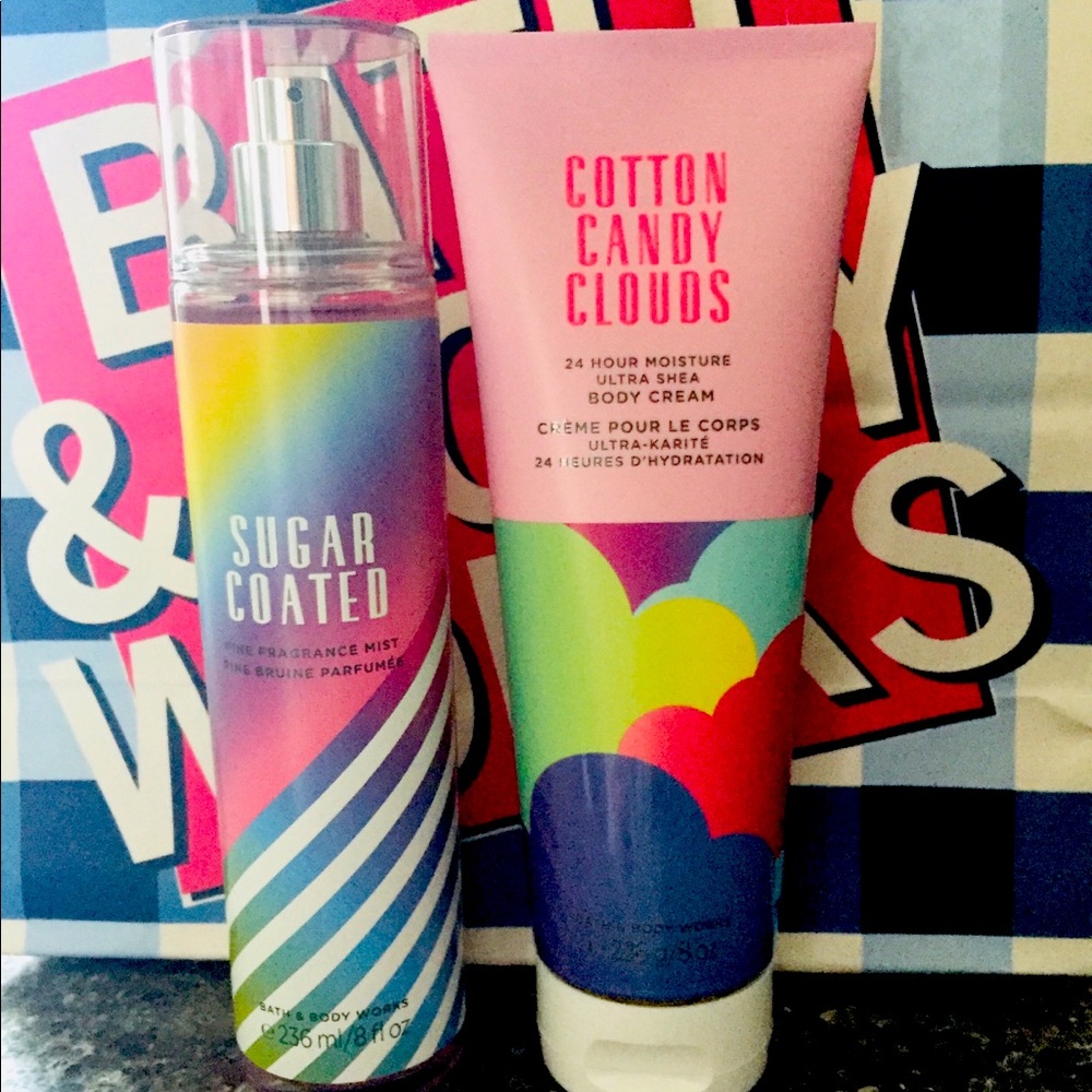 BBW Cotton Candy Clouds and Sugar Coated